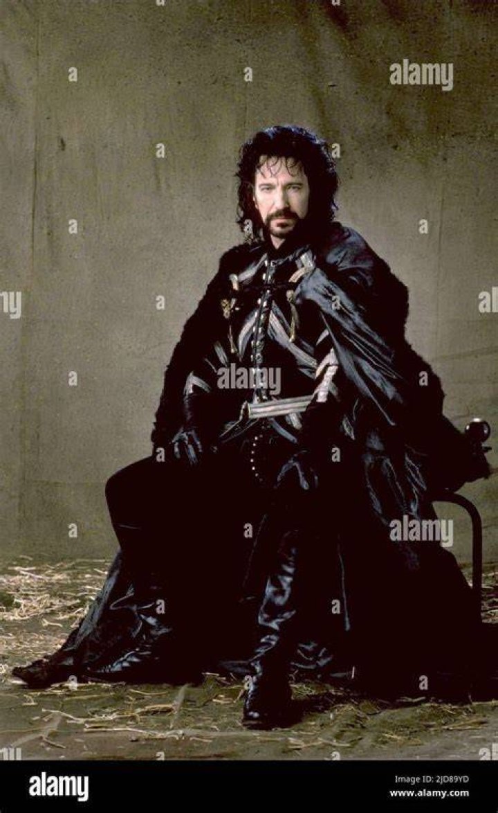 Alan Rickman as the Sheriff of Nottingham in 'Robin Hood: Prince of Thieves'