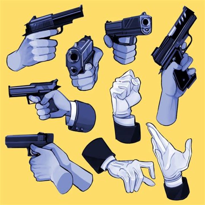 Art is holding a gun in "Terrifier".