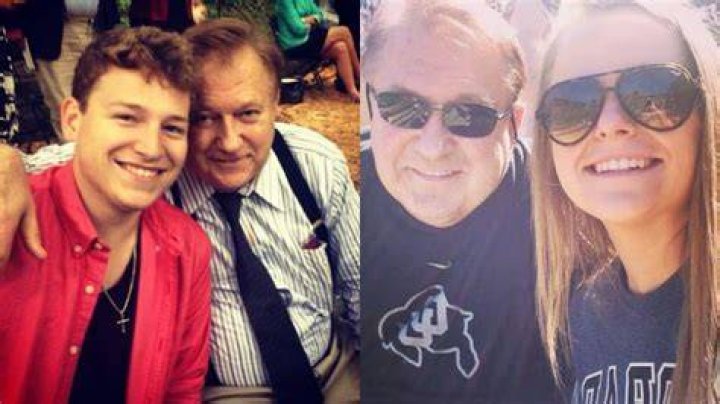 Bob Beckel with his two children