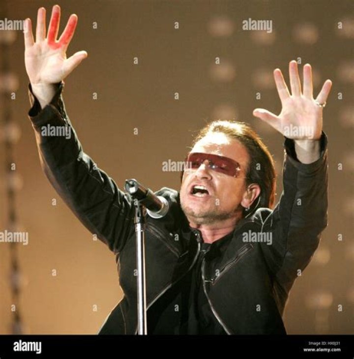 What is Bono of U2 real name and age? 1 Bono