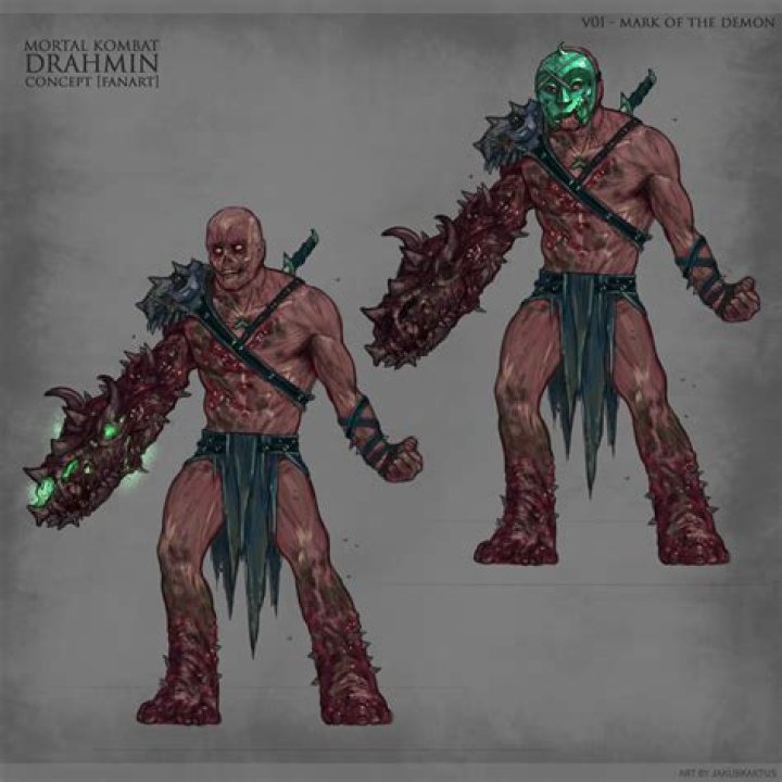 Drahmin on the "Mortal Kombat Deadly Alliance" character selection screen