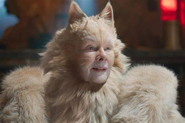 Judi Dench as a cat in 'Cats'