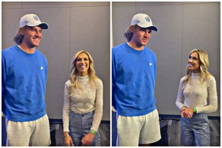 Does Justin Herbert have a child? 1 Justin Herbert and Taylor Bisciotti