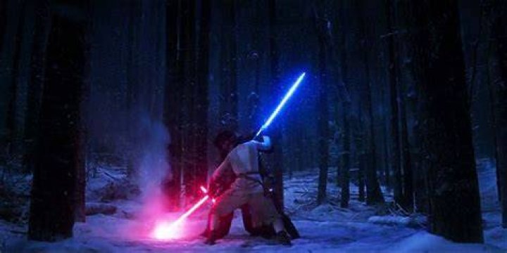 Kylo Ren fights Rey