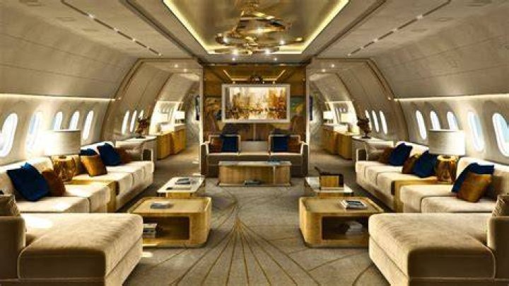 Luxury jet interior