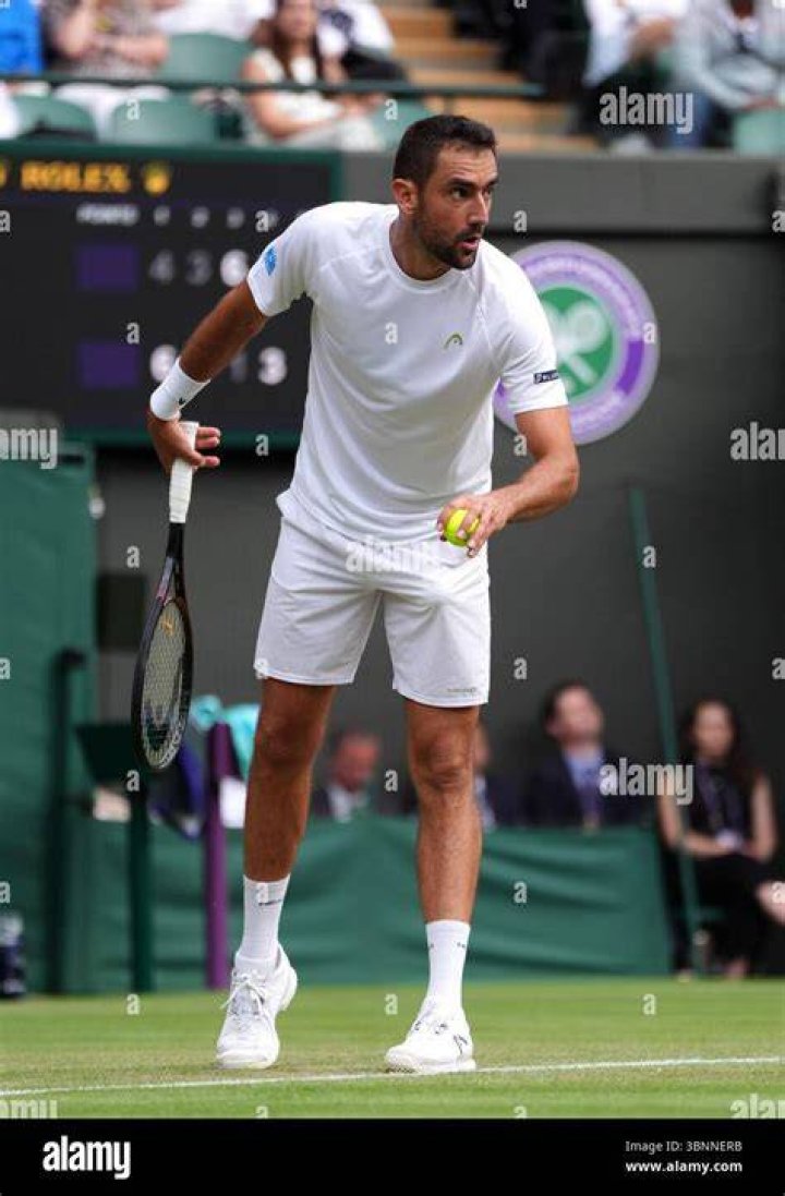 Marin Čilić children: Who are his 2 sons? 1 Marin Cilic in action at French Open