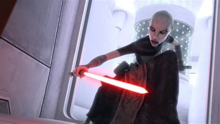 Narec holding a young Asajj