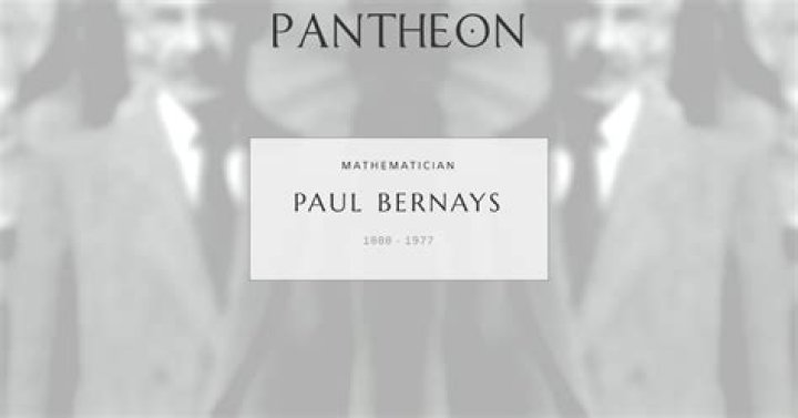 Paul Bernays Biography